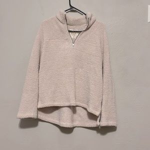 light pink fluffy sherpa great condition